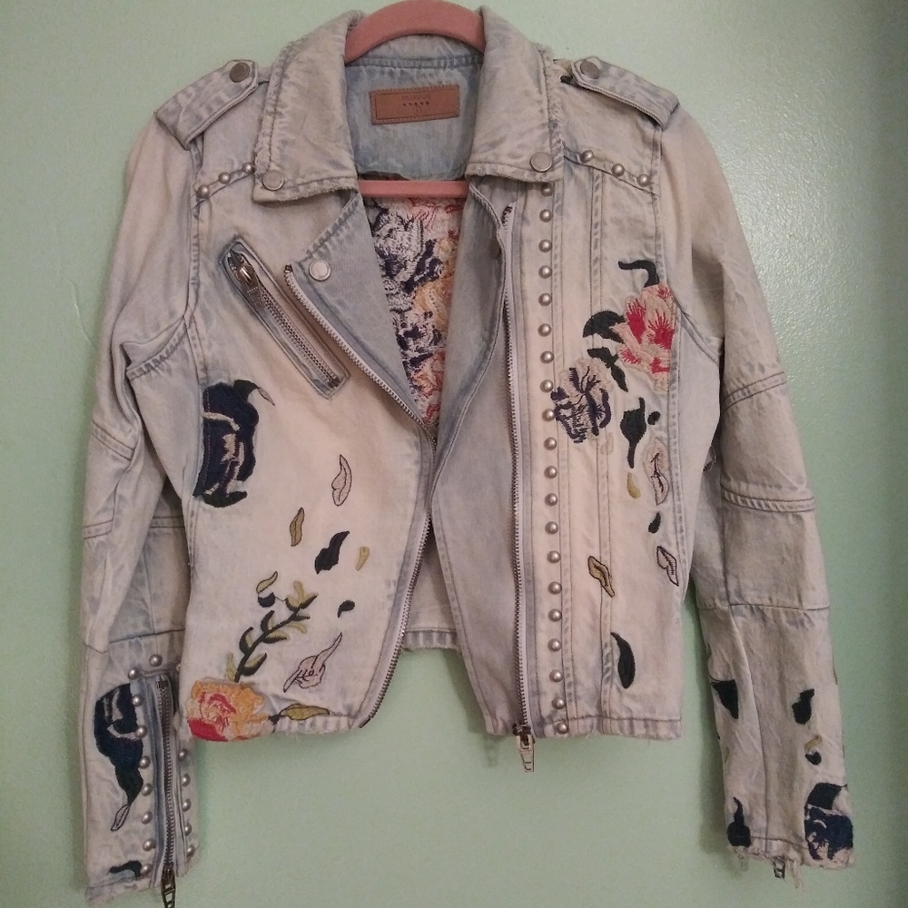 SOLD. BLANKNYC Light Denim Jacket Small - Picture 12 of 14